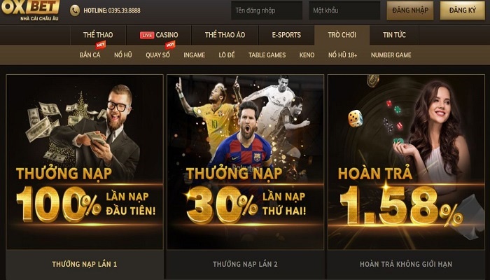Nhà cái OXBET – Link vào OXBET cá cược không bị chặn